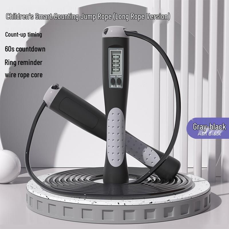Adjustable Bamboo Section Jump Rope for Kids with Counting & Custom Logo
