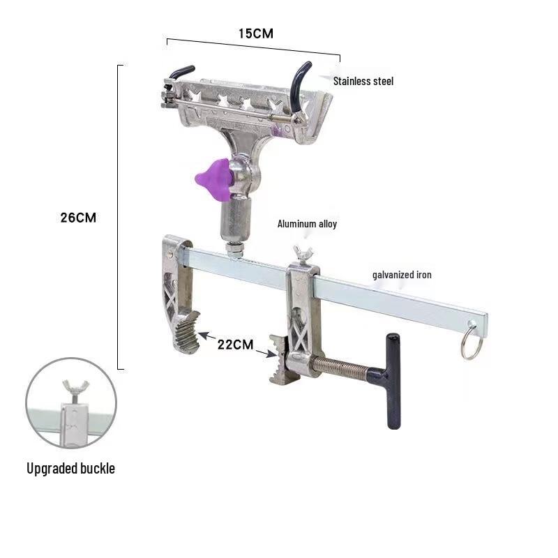 oeny Universal Self-Locking Bridge Fishing Rod Holder 23cm