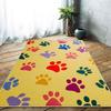 Cat Paw Print Area Rug – Soft Non-Slip Plush Mat for Bedroom, Living Room, Sofa Side, Kids' Play Area, Fluffy Home Decor Carpet