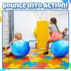 Hopping Toys Hopper Ball With Handle Jumping Ball Thickened Bouncing Ball  Kids Toy