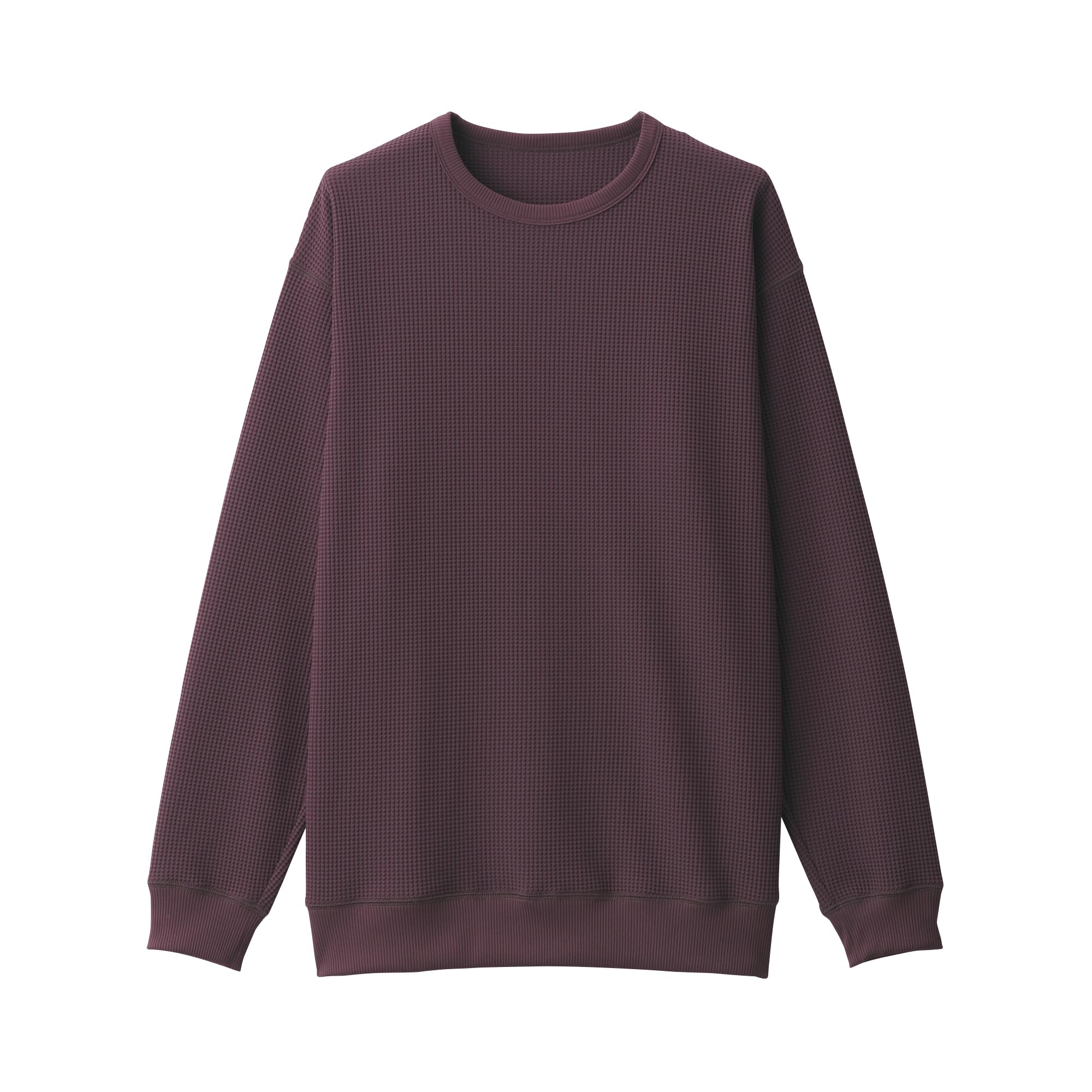 

MUJI UV Protection Easy Dry Waffle Long Sleeve BI00GA4A Dark Purple XXL Men s T-Shirt Men s Men s темно-фиолетового