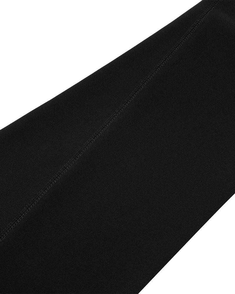 MOAA Twisted Bootcut Pants (Black)