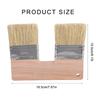 Comfortable Grip Double Ended Wall Paint Brush Construction Tool Smooth Application Suitable for Artists DIY Enthusiasts