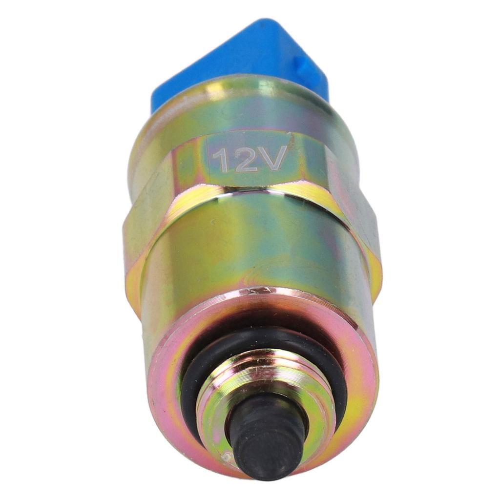 12V Fuel Shutdown Shutoff Solenoid 716‑30255 Replacement for JCB 3CX 4CX Backhoe Loader