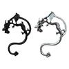 Retro Style Ear Cuff, Realistic Dragon Scale Design Ear Clip, Punk Style 3D Wings Claws Earring, Electroplated Ear Cuff for Daily Life Parties