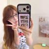 Cartoon Jade iPhone 14/13 Compatible Anti-Fall Full Coverage Phone Case for Apple 17/16/15 Pro Max