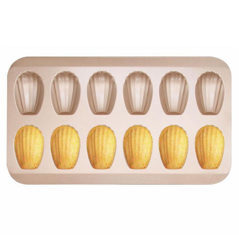 Non Stick Cooking Cake Tools Kitchen Biscuit Pan Madeleine Mold Cookie Mould Baking Tray