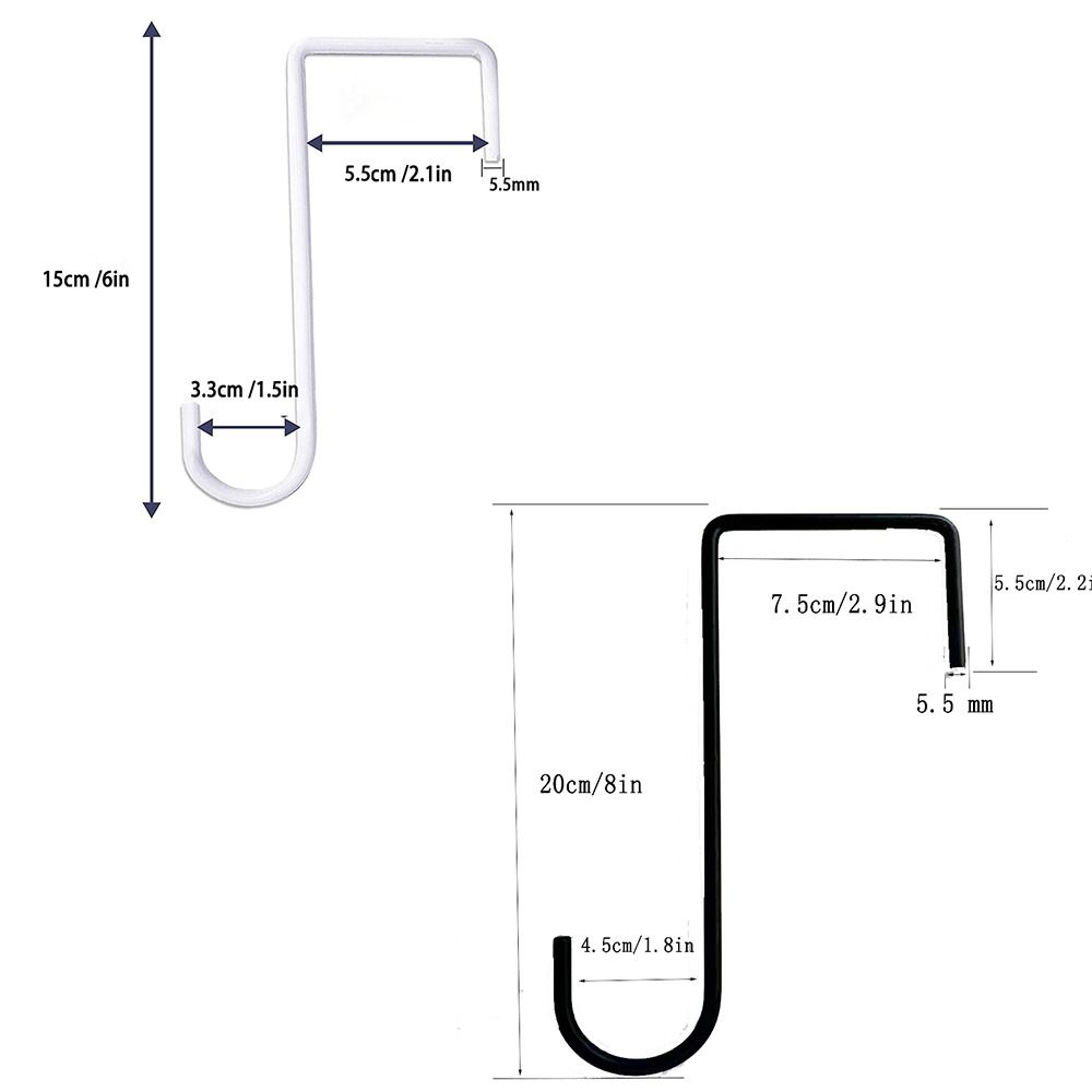 3pcs Iron Fence Hooks Durable Railing Hooks Gardening Accessories Fence Flower Groove Hooks  Home