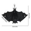 Creative Bat Wallet Keychain Coin Purse Leather Bat Keychain Funny Halloween Bat Pendant  Key Decor