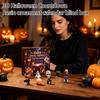 3D Halloween Advent Calendar with 9 Days Countdown - Resin Figurine Decor Surprise Box for Holiday Collectibles