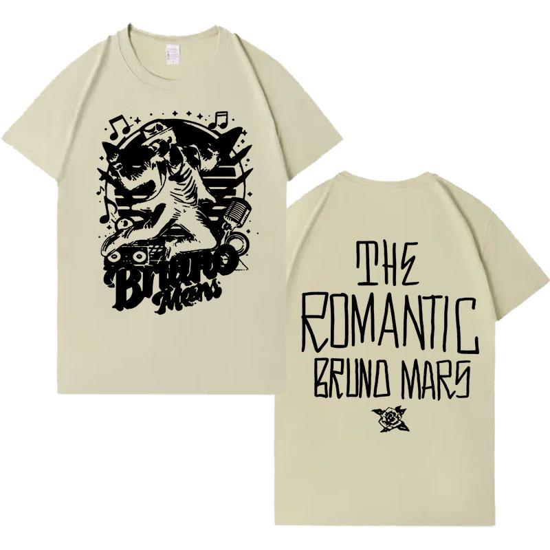 Rapper Bruno Mars Hip Hop Music Graphics Tshirts Mens Womens Casual High Quality Short Sleeve Tee Shirt Crewneck Cozy Streetwear