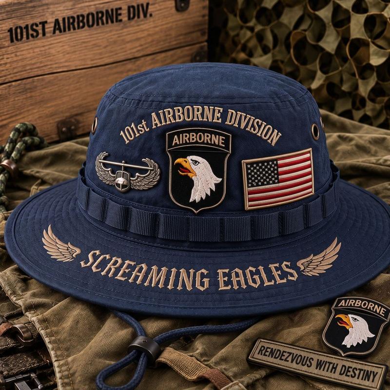 New POD custom US Air Force commemorative hat d digital printing sunshade anti-sunscreen bucket hat
