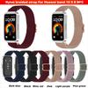 Nylon Straps For Huawei Band 10/9/8 Strap Accessories Scrunchie Sport Elastic Bracelet Pulseira Correa for Huawei Bands 9 8 NFC