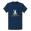 We Ride At Dawn Bunny Alligator T-Shirt - Funny Ren Faire Whimsical Tee