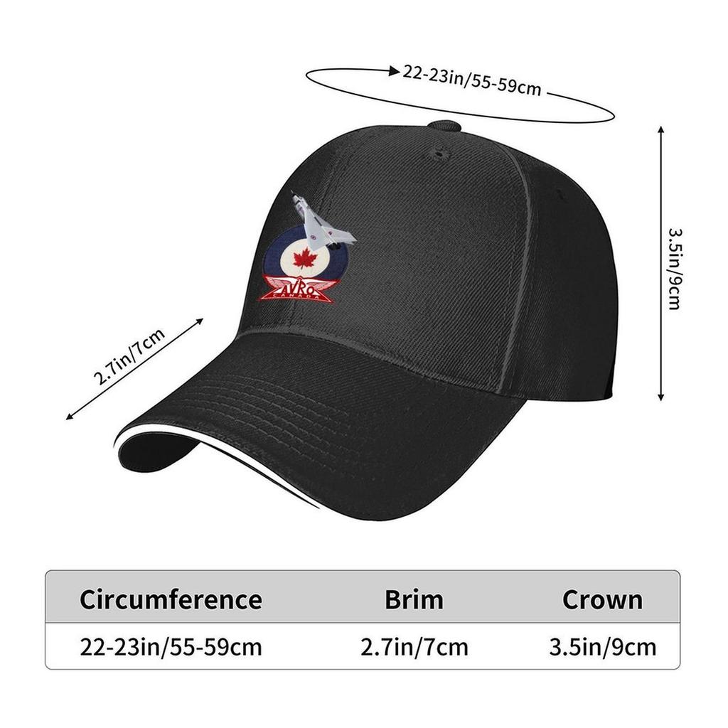 Avro Arrow Avro Canada Baseball Cap designer cap Visor Military Cap Man Sports Men Luxury Brand Womens