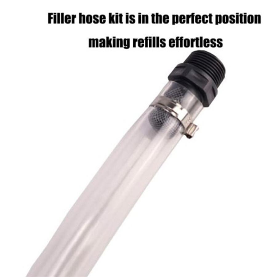 Deluxe Racing Bränslekanna Påfyllningsslang Med Avstängningsventil.
