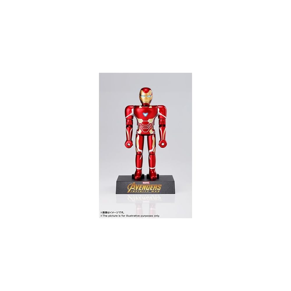 TAMASHII NATIONS Avengers Iron Man Mark 50 Action Figure 100mm ABS Painted Articulated Collectible