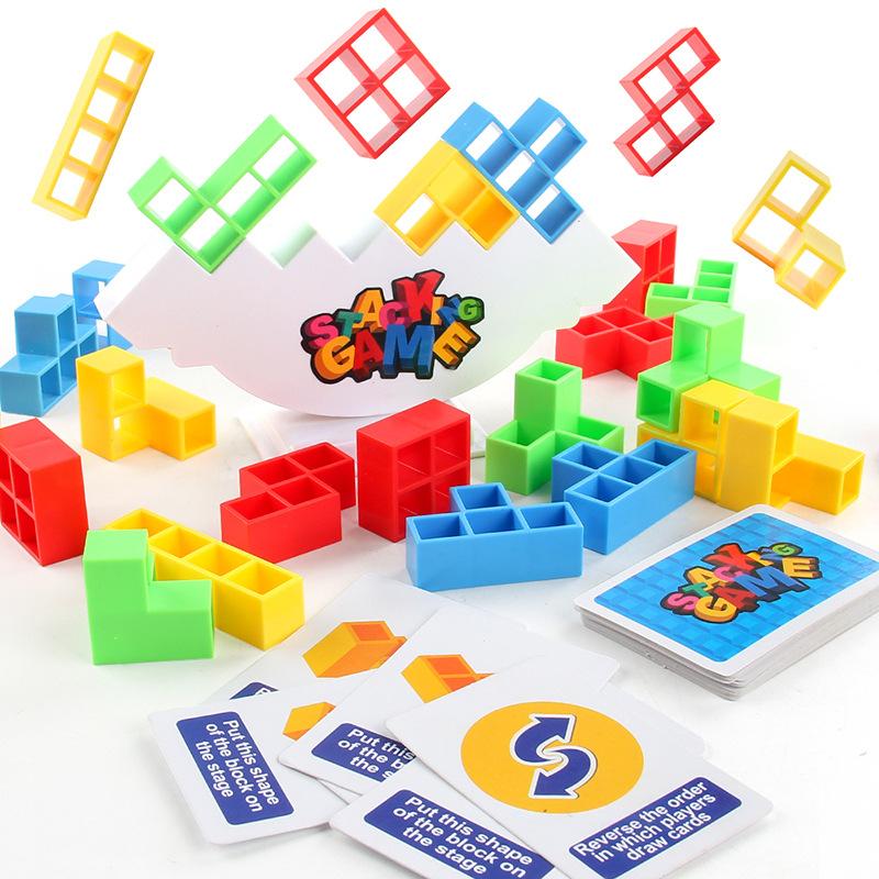 Supply Science And Education Puzzle Russian Stacking Music Balance Building Block Stacking High Rocking Music Parent-Child Interactive Board Game