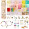 Handmade DIY Jewelry Accessories Imitation Pearl DIY Production Craft Jewelry Beads Children's Hand String Bracelet DIY Set