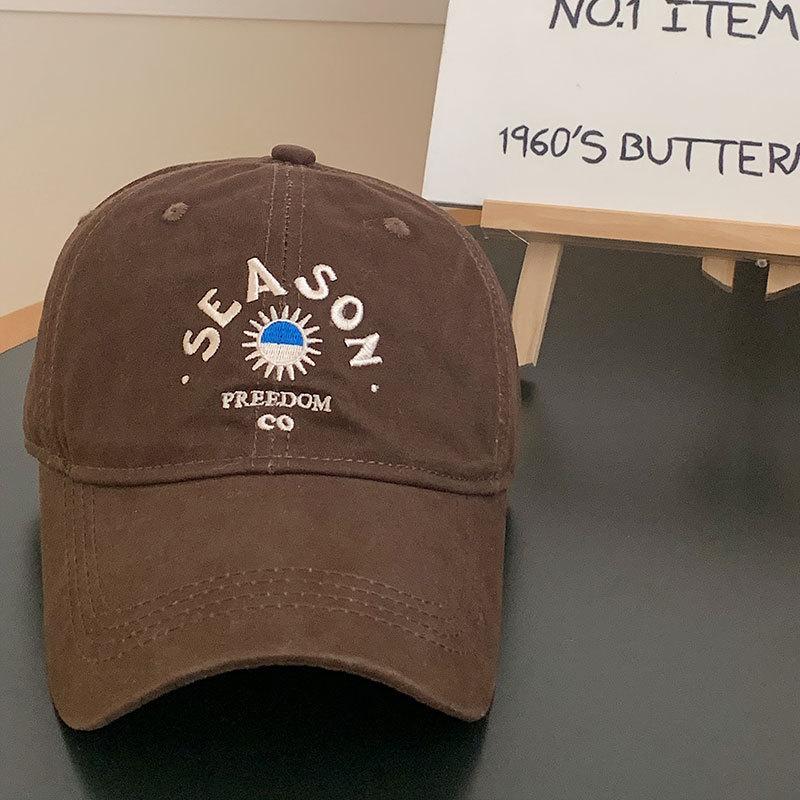 Women's Hats  New Spring and Summer Face showing Small Korean Version  Versatile Deep Top Japanese Casual Baseball Hat