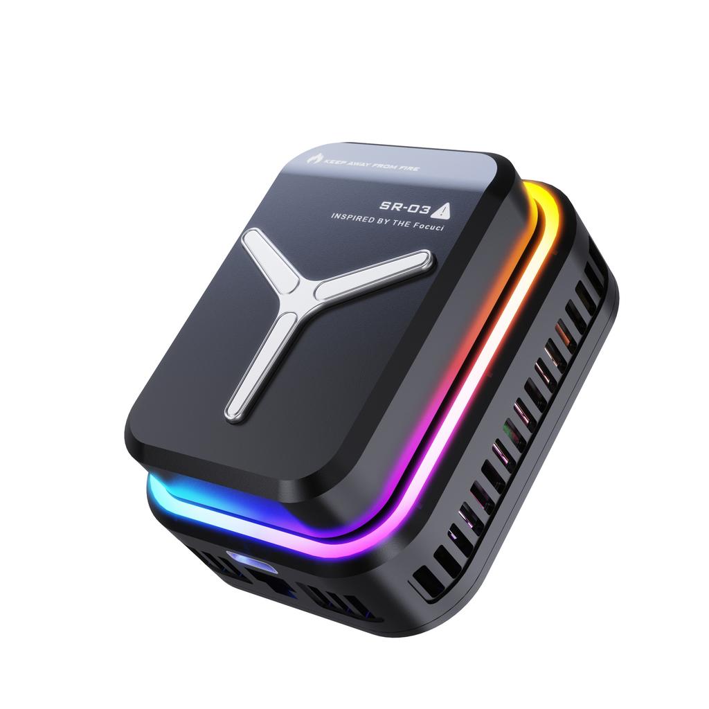 Mini Magnetic Semiconductor Cooler, Detachable Magnetic Cooling Fan for Tablet & Phone, Advanced Overclocking Cooling Case