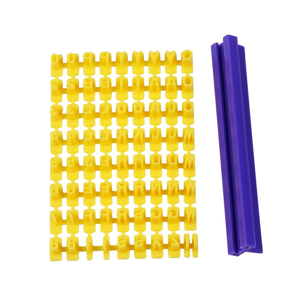 Movable Type Cookie Molds: Letters, Numbers & Symbols Stamps