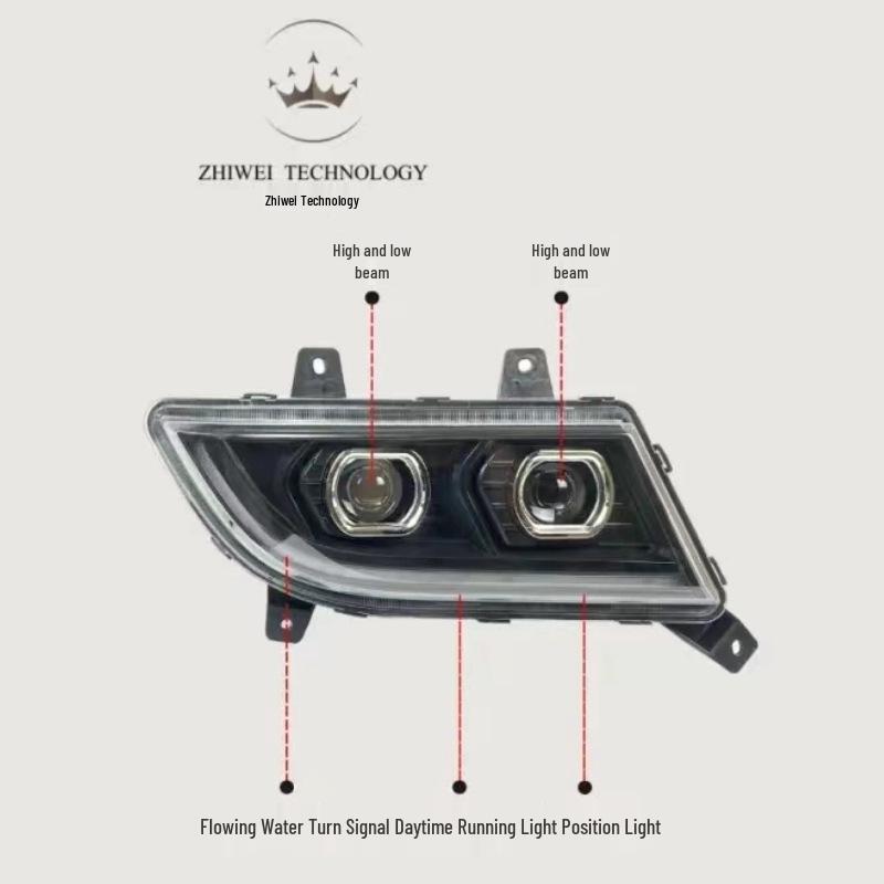 Jiefang Hanwei V2.0 Dual-Lens LED Headlight Assembly Left Headlight Main Driver
