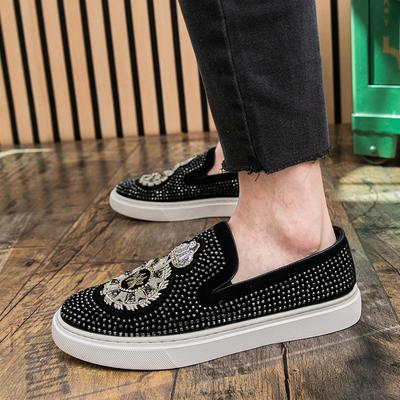 Mode Neue Herren Freizeitschuhe Bequem Weich Punk Stil Board Schuhe Mode Slipper Rutschfest Abriebfest Personalisierte Sneaker