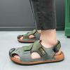 New Men's Black Green Summer Mesh Mix Soft Hole Clogs Sandals Trendy Slipper Garden Beach Shoes Hombre Footwear