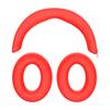 Over-Ear Cover Kit with Washable Silicone Headband Wrap and Ear Cup Covers for Daily Wear and Storage Carry Use
