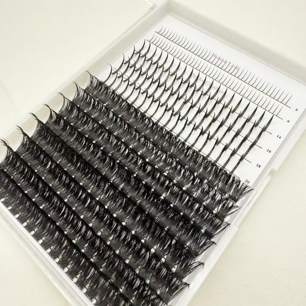 Custom Logo DIY Cluster Lashes Eyelash Extensions Private Label for Fluffy Natural Style Eye Lash Cluster