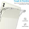 För Samsung Galaxy Tab S10+ Fodral Fyrhörns Stötsäkert Genomskinligt Surfplatta TPU-skydd