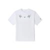 SS22 Crane Pattern Embroidered Solid T-Shirt Men Tops White LMT0015494DR00FK14000