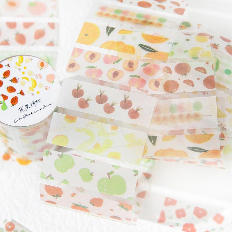 Journal GO 5x200cm INS Flower Sticker Tape for Collage Junk Journal Scrapbooking Decor Planner Card Album Handmade Masking Tape