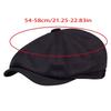 Dark Beret Cabbie Hat Oversized Painter Hat Beret Baker Boy Hat for Street Strolling Fashion Hat Props