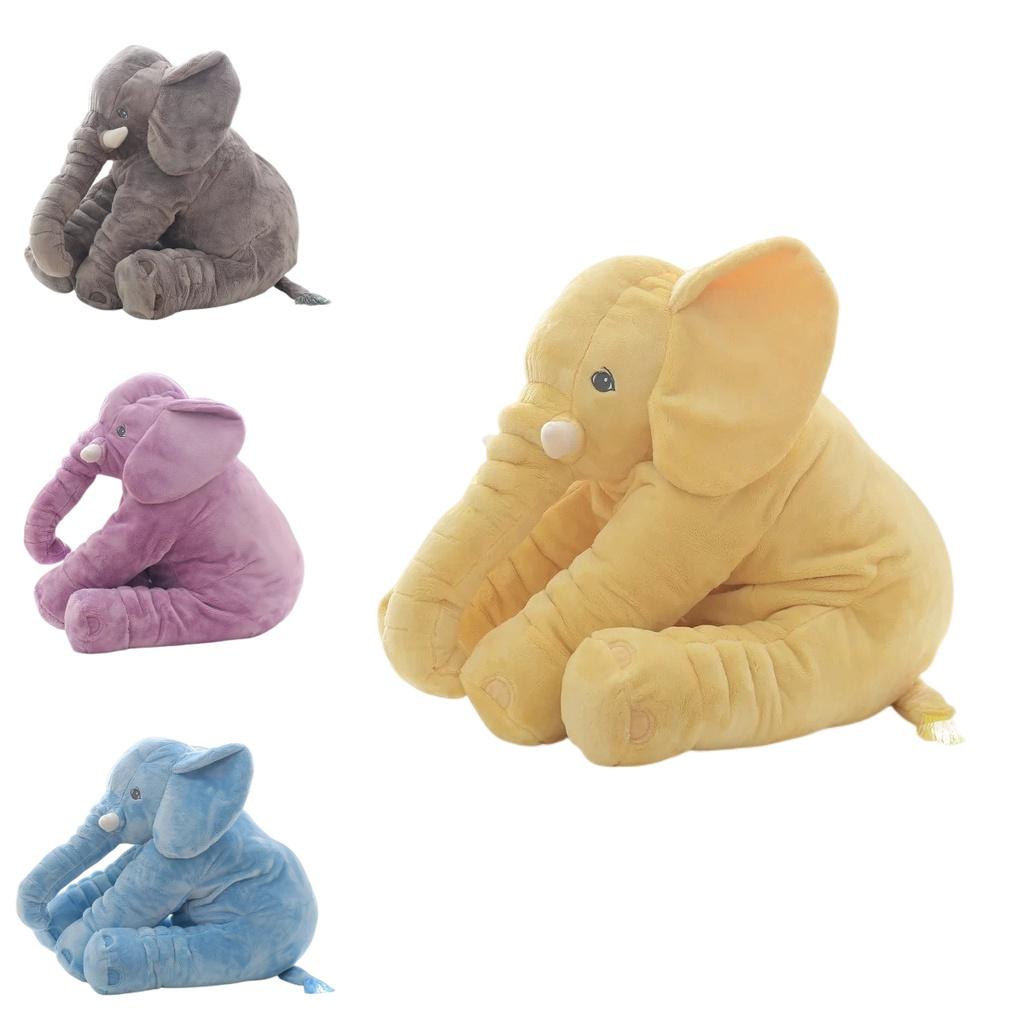 Super Soft Plush Elephant Toy Pillow For Kids' Sleep And Play 40cm-80cm