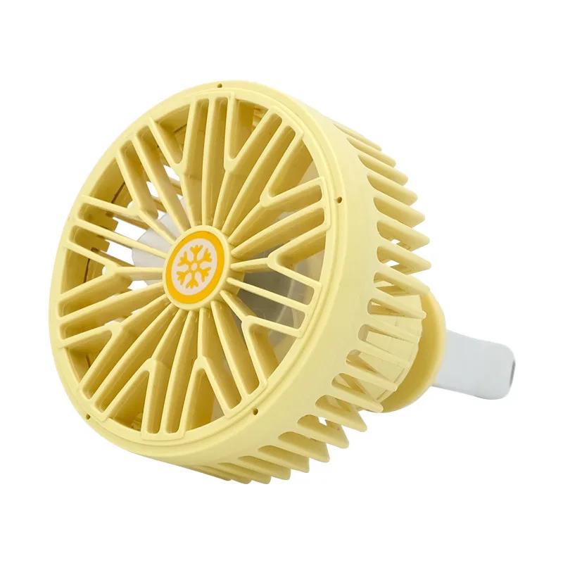 Car decoration Car air outlet fan Creative small fan Car atmosphere light small fan large wind fan Auto parts Accessories