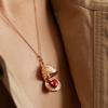 Vintage Shell Pendant Necklace With Gold Plating For Women And Men