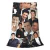 Chayanne Singer Knitted Blankets Fleece Soft Throw Blanket for Car Sofa Couch Bedspread