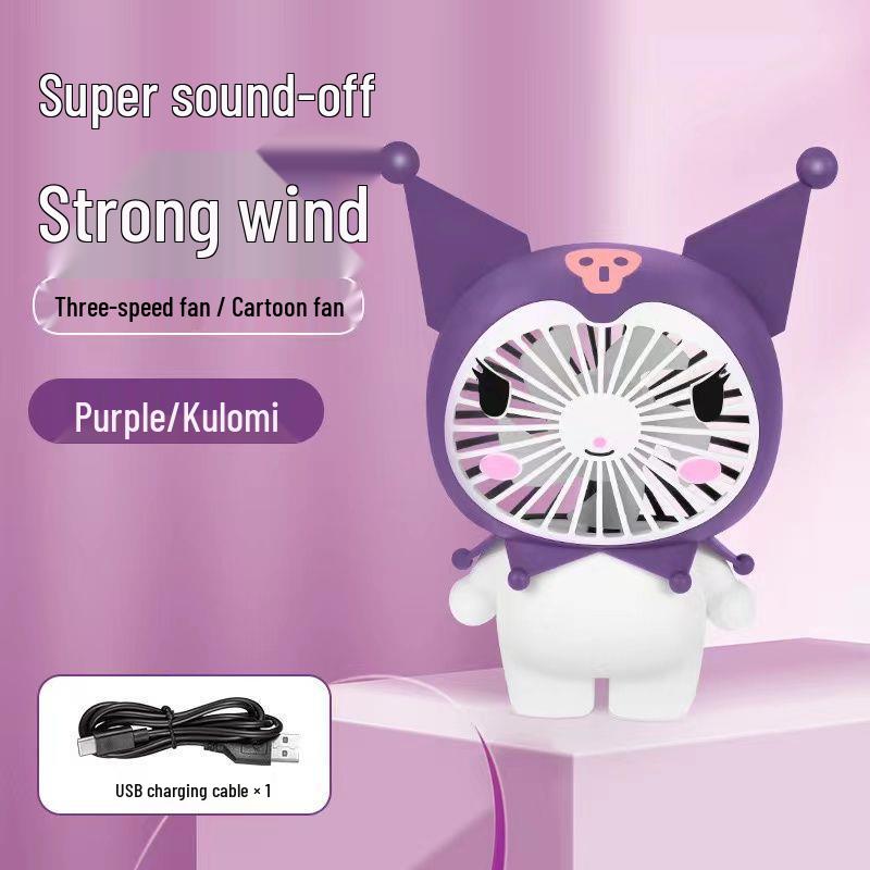 High-Power Handheld & Desktop Mini USB Fan - Silent, Super Strong Wind Other