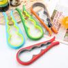 Bottle Opener Cap Twister Four-in-One Jar Lid Opener Anti-Slip Grip Easy Twist Off Caps Multiple Colors Kitchen Gadget