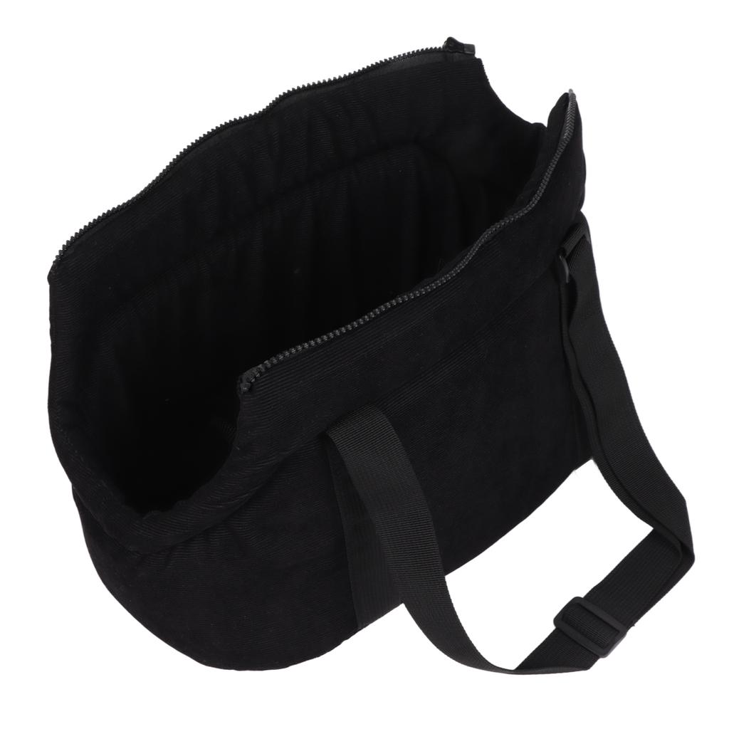 Small Pet Carrier Breathable Soft Adjustable Strap Cat Puppy Carrying Bag for Shopping Walking TravelS