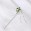 High-End Diamond Tassel Lotus Hairpin with Pearls and Flower Design