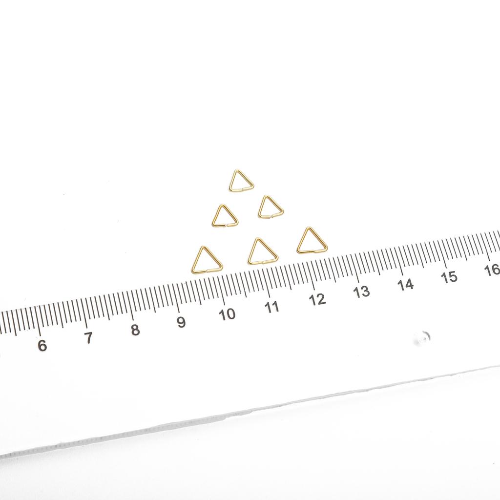 Runder Kupferdraht Dreiecksklemme für DIY Schmuckherstellung 1 Stk.