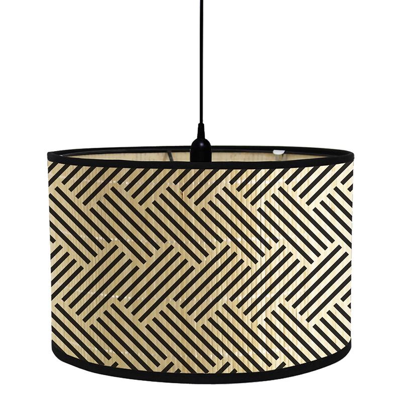 New Japanese Homestay Retro Chandelier Lamp Shade Bar Cafe European Home Living Room Decor Bamboo Lampshade Art Light Cover