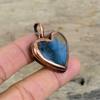 Labradorite Pendant Electroformed Copper Pendant Antique Jewelry Handmade Brand New Pendant Electroformed Gemstone Jewelry Anniversary Gifts