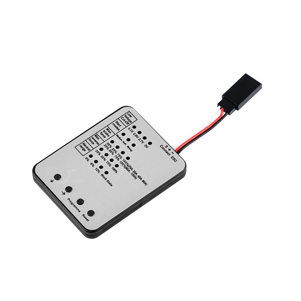 1pc Brushless Electronic Speed Controller Travel Setting Card Accessory Programming Low Voltage Detection