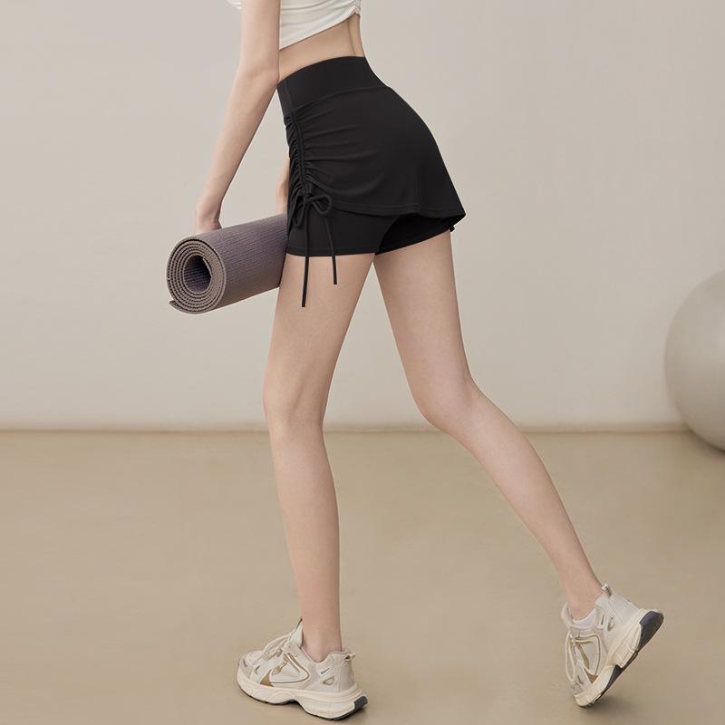 

2025 Women s Summer Yoga Skirt Shorts for Outdoor Running & Training XL