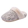 Stylish And Versatile Platform Slippers For Women Design Perfect For Indoor Use Warm And Slip With Fleece Women%27s+slippers