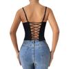 Solid Color Sexy Fish Bone Corset Abdominal Contraction Slim Corset Fashion Cropped Top